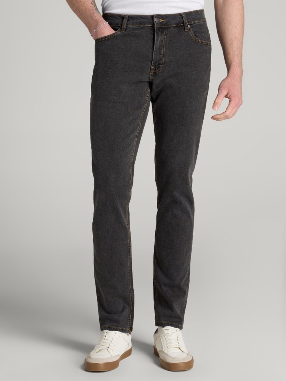 American Tall LJ&S TAPERED Jeans for Tall Men in Vintage Black Size 3232 / 38 /